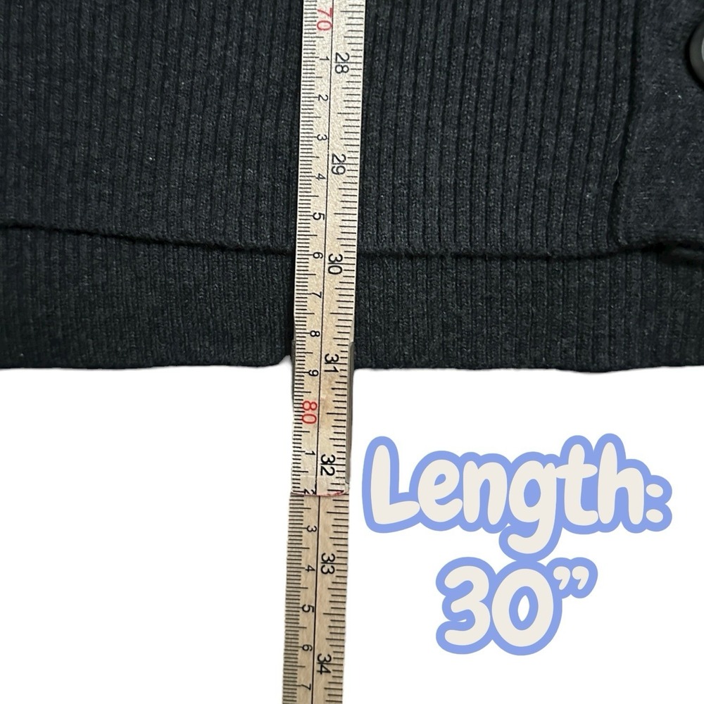 Madewell Miller Gray Cardigan Sweater Cotton Blend V-Neck‎ Button Front Size XS - Picture 8 of 9